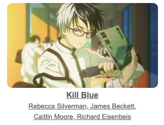 Kill Blue การ์ตูนอนิเมะ