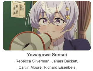 Yowayowa Sensei การ์ตูนอนิเมะ